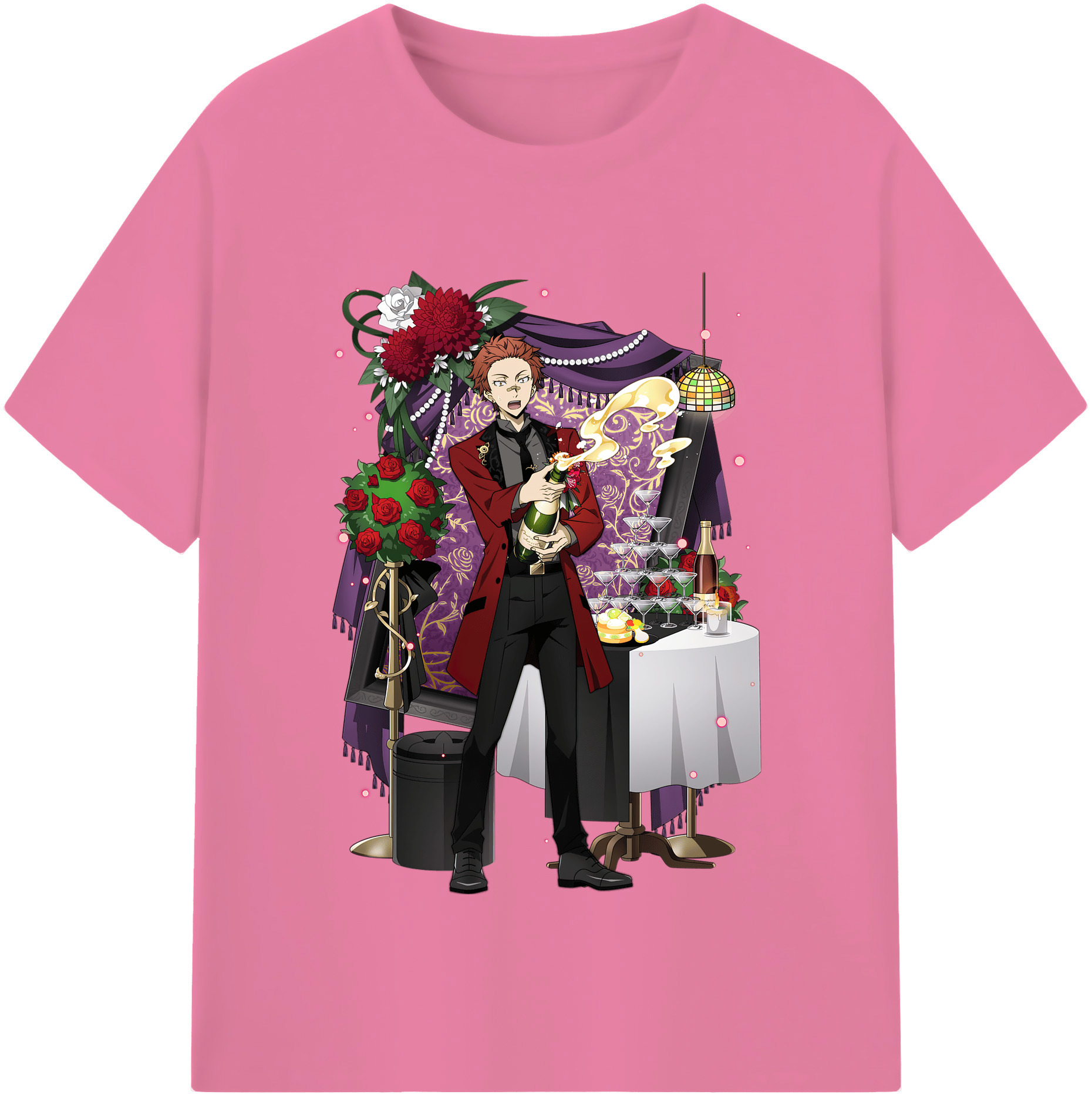 （画像用） 文豪ストレイドッグス Bungo Stray Dogs 綿100％半袖Tシャツ（フロントプリント）
